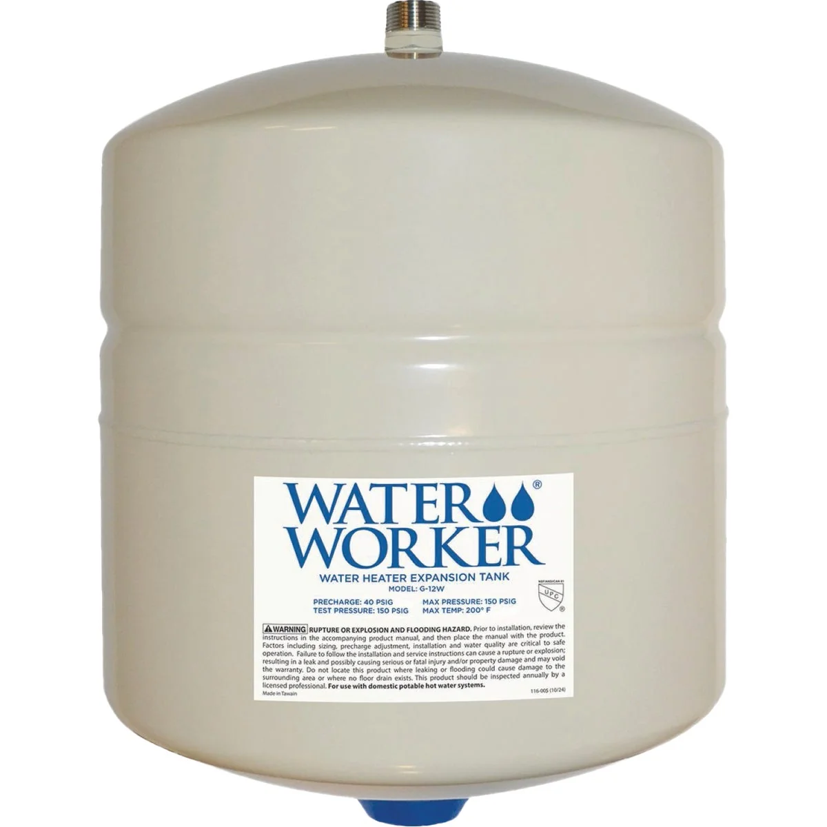 Green Water Worker 4.4 Gal. Expansion Tank First-Class