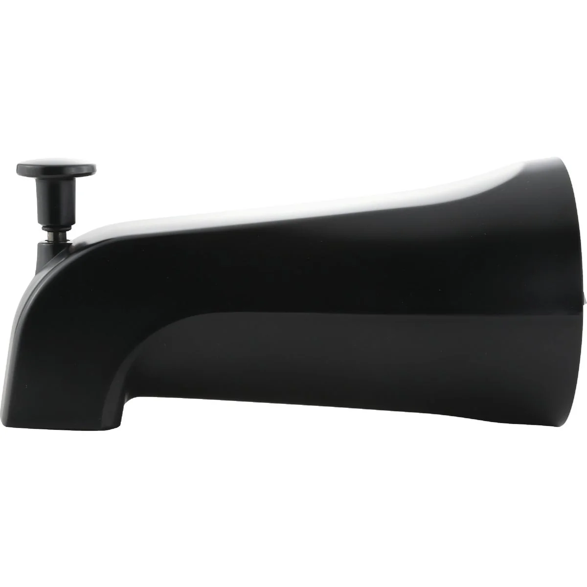 Easy-to-Use Danco Universal Matte Black Tub Spout with Diverter Green