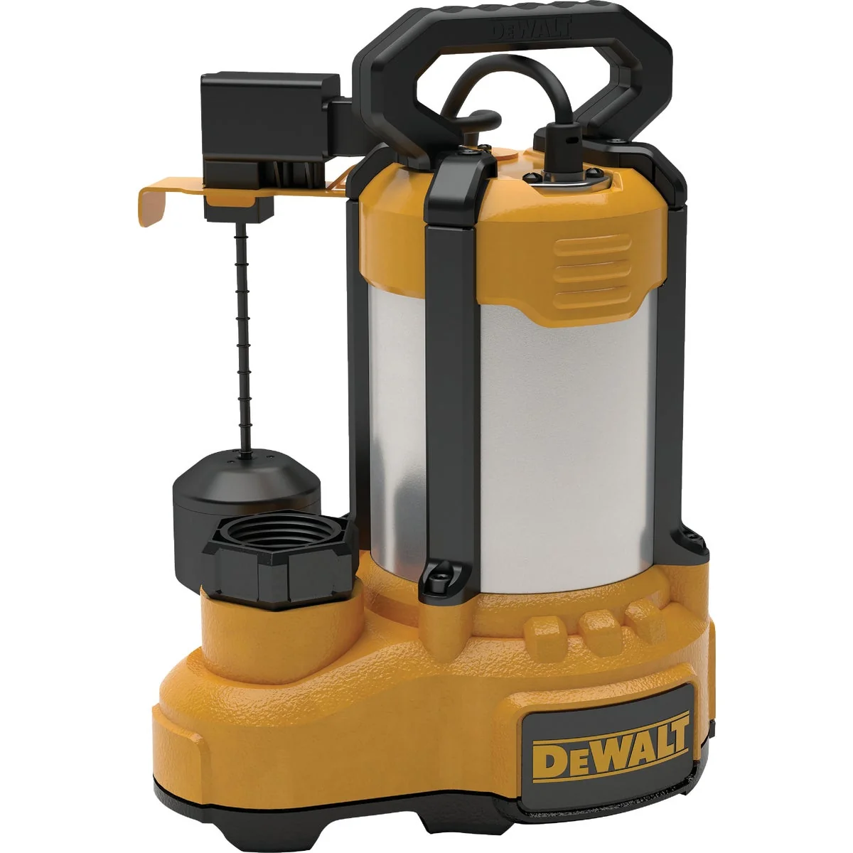 Verified DEWALT 1 HP Stainless Steel Cast Iron Submersible Sump Pump with Piggy-Back Vertical Float Switch Professional
