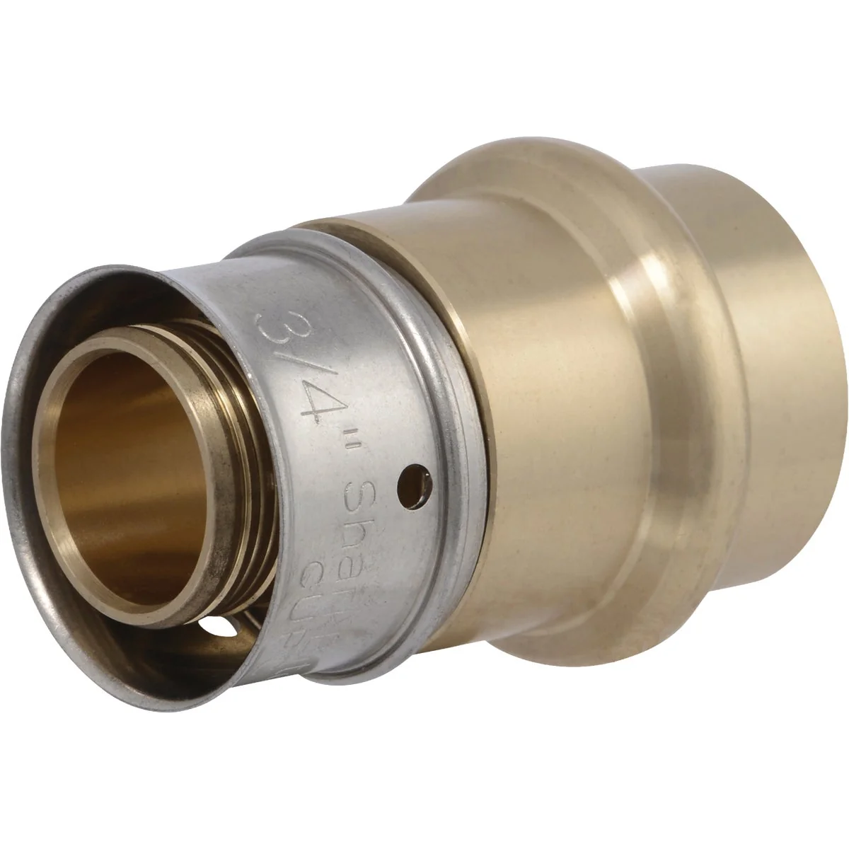 Efficient SharkBite 3 4 In. x 3 4 In. CU Press Brass Adapter Proven