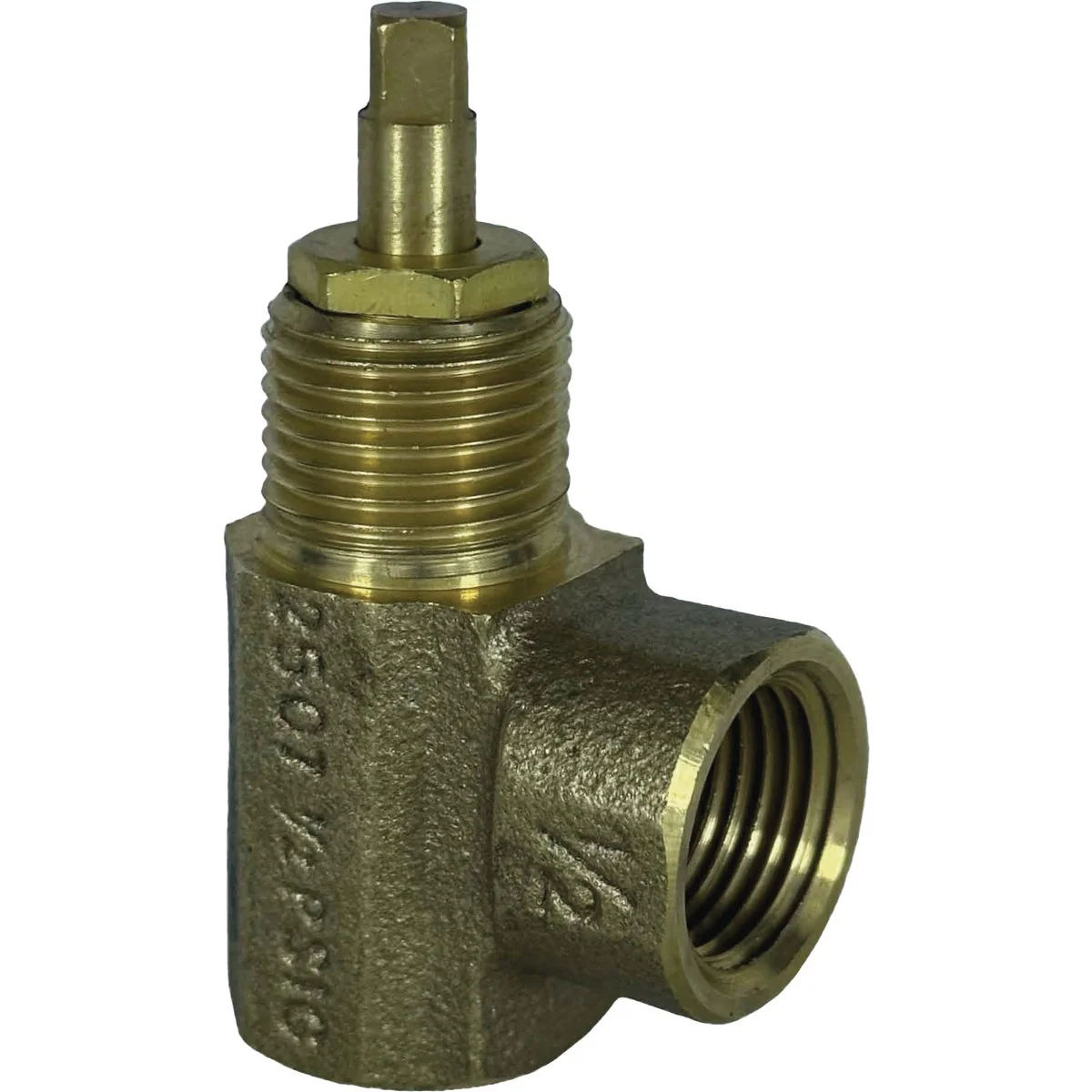 Unique Blue Flame 1 2 In. Brass Angle Pattern Gas Globe Valve Superior