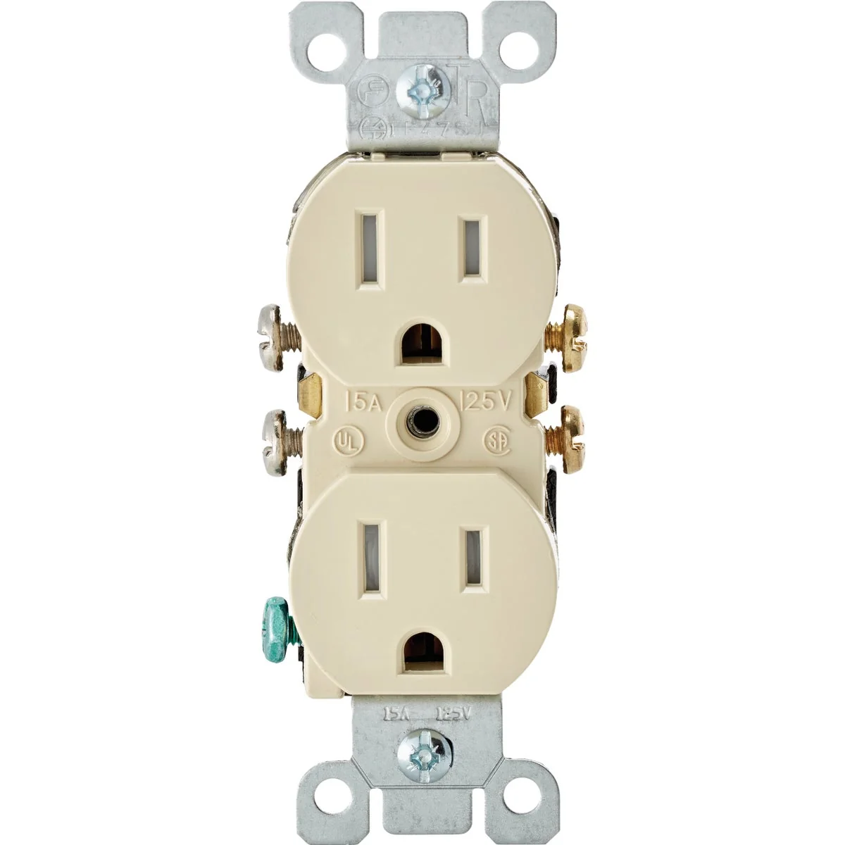 Powerful Leviton 15A Ivory Tamper Resistant 5-15R Duplex Outlet 10-Pack Exclusive