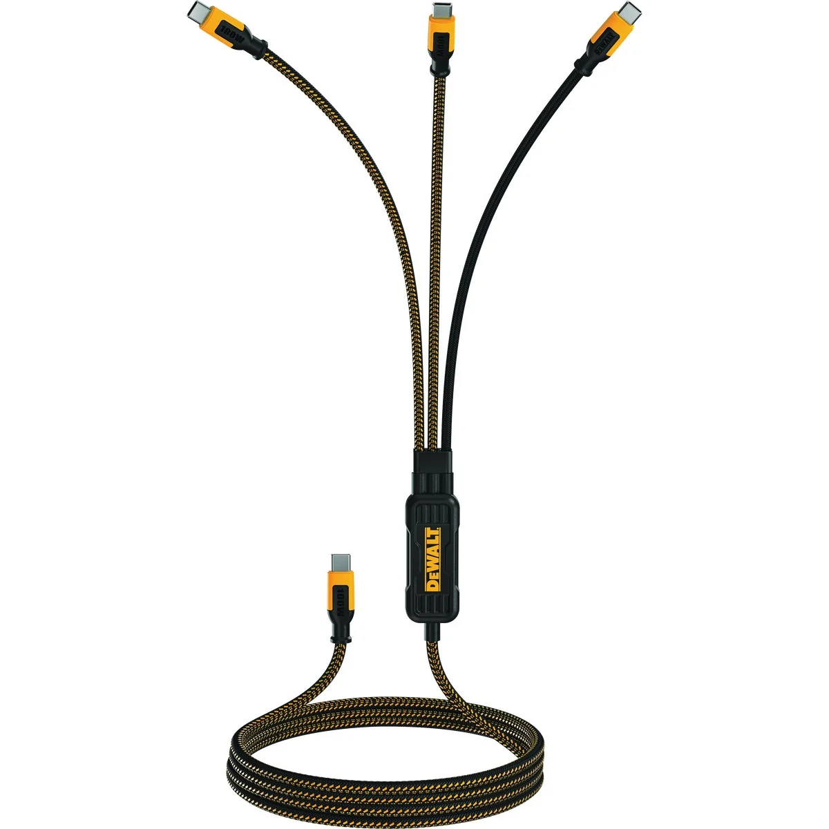 Sustainable DEWALT 1-to-3 Type C Splitter Cable Crafted