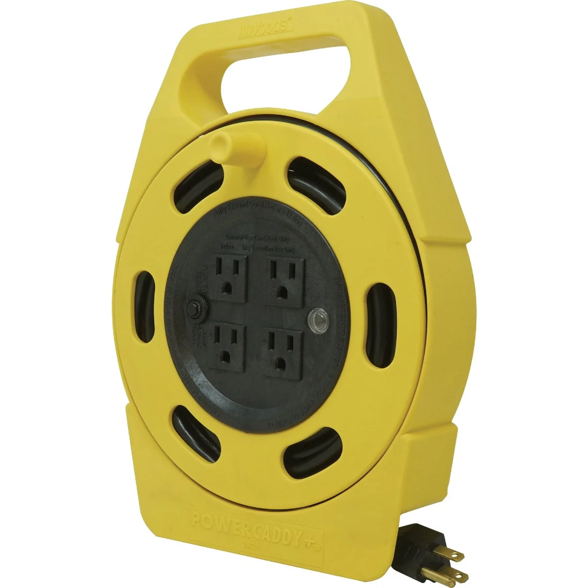 Exclusive Southwire Woods Power Caddy 25 Ft. 16 3 Retractable Extension Cord Reel High-Quality