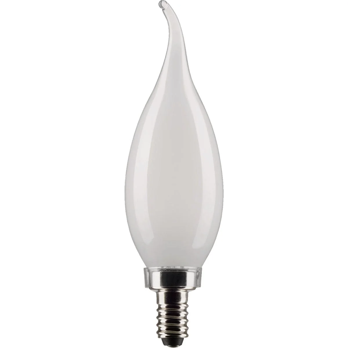 Optimized Satco 40W Equivalent Warm White Frosted CA10 Candelabra LED Decorative Light Bulb 2-Pack Artisan