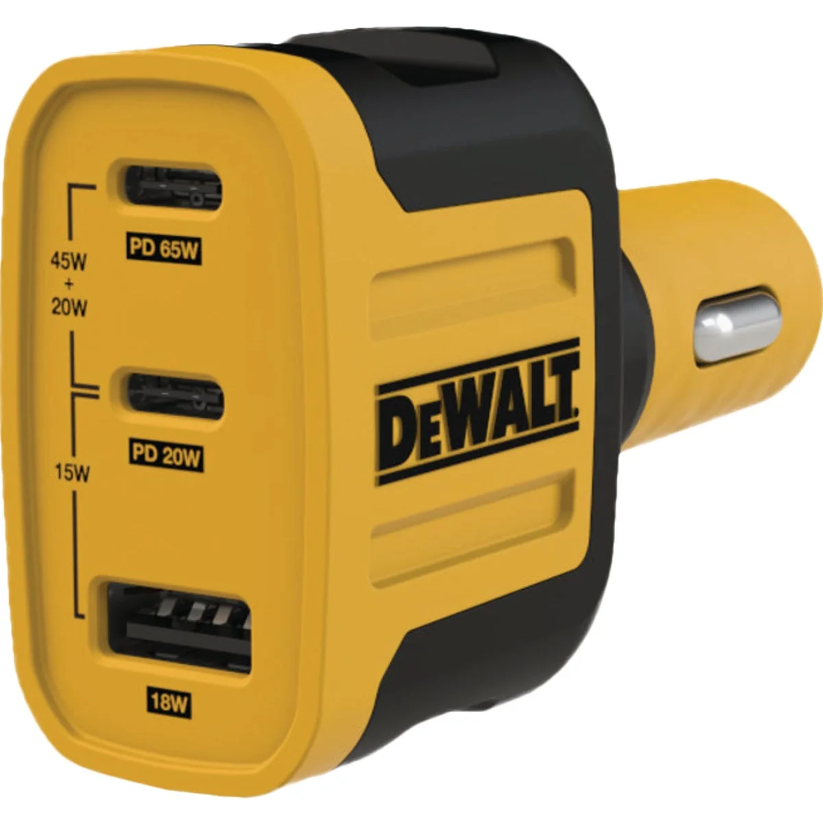 Trusted DEWALT 65W 3-Port Power Delivery Car Charger Unique