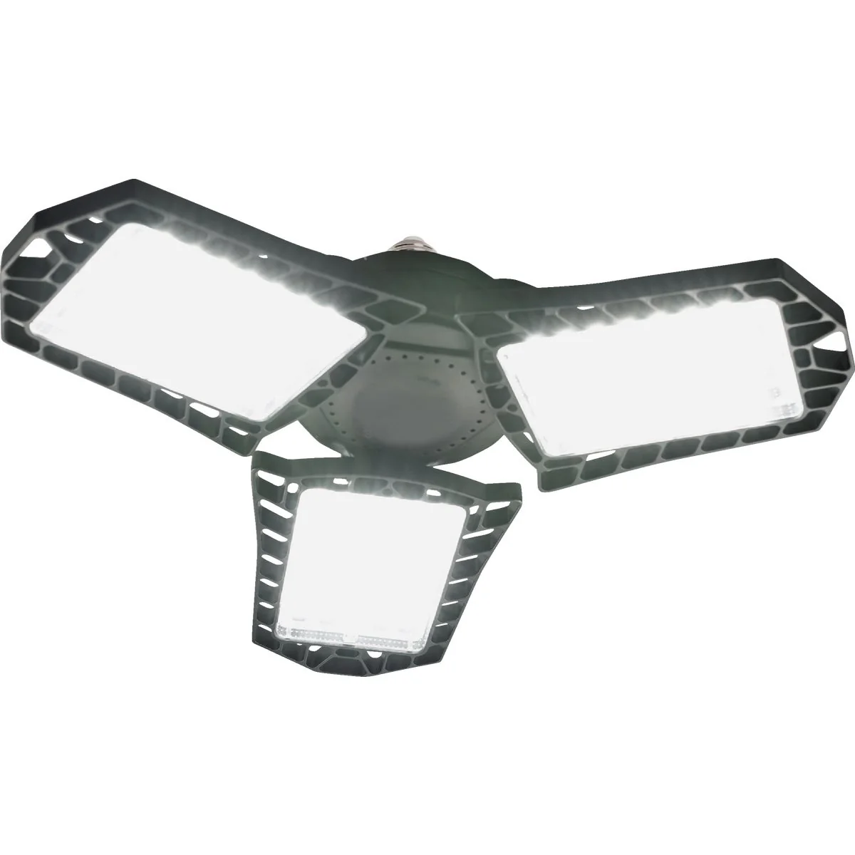 Sophisticated GT-Lite 600W Equivalent Clear 3-Panel Medium Base LED High-Intensity Light Bulb Stylish