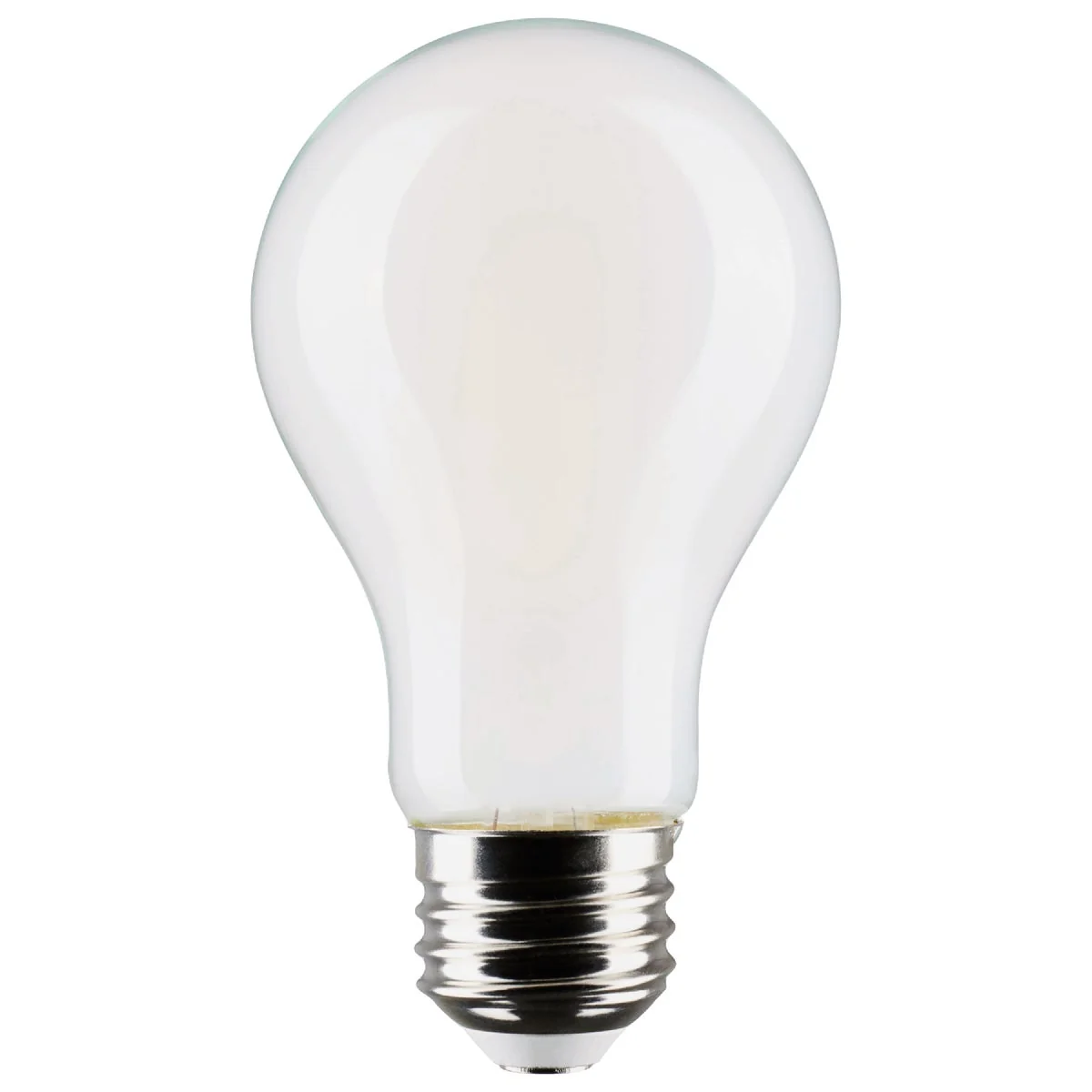 Artisan Satco 60W Equivalent Warm White A19 Medium Frosted Dimmable LED Light Bulb 4-Pack Premium