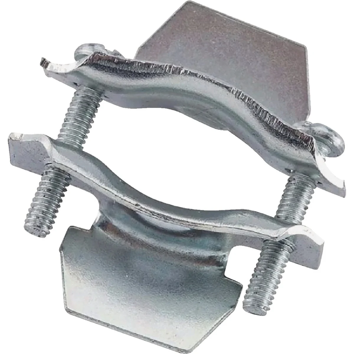 Contemporary Halex 1 2 In. Galvanized Steel 2-Piece Clamp Connector 5-Pack Reliable