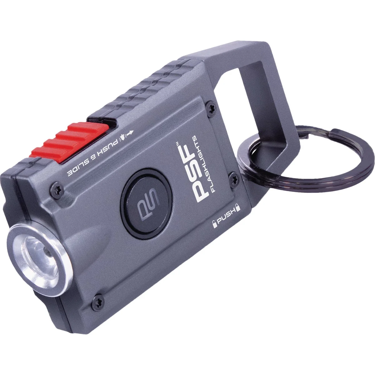 Trusted Police Security ALERT120 Rechargeable Personal Safety Keychain with 120dB Alarm 500 Lm. Flashlight Artisan