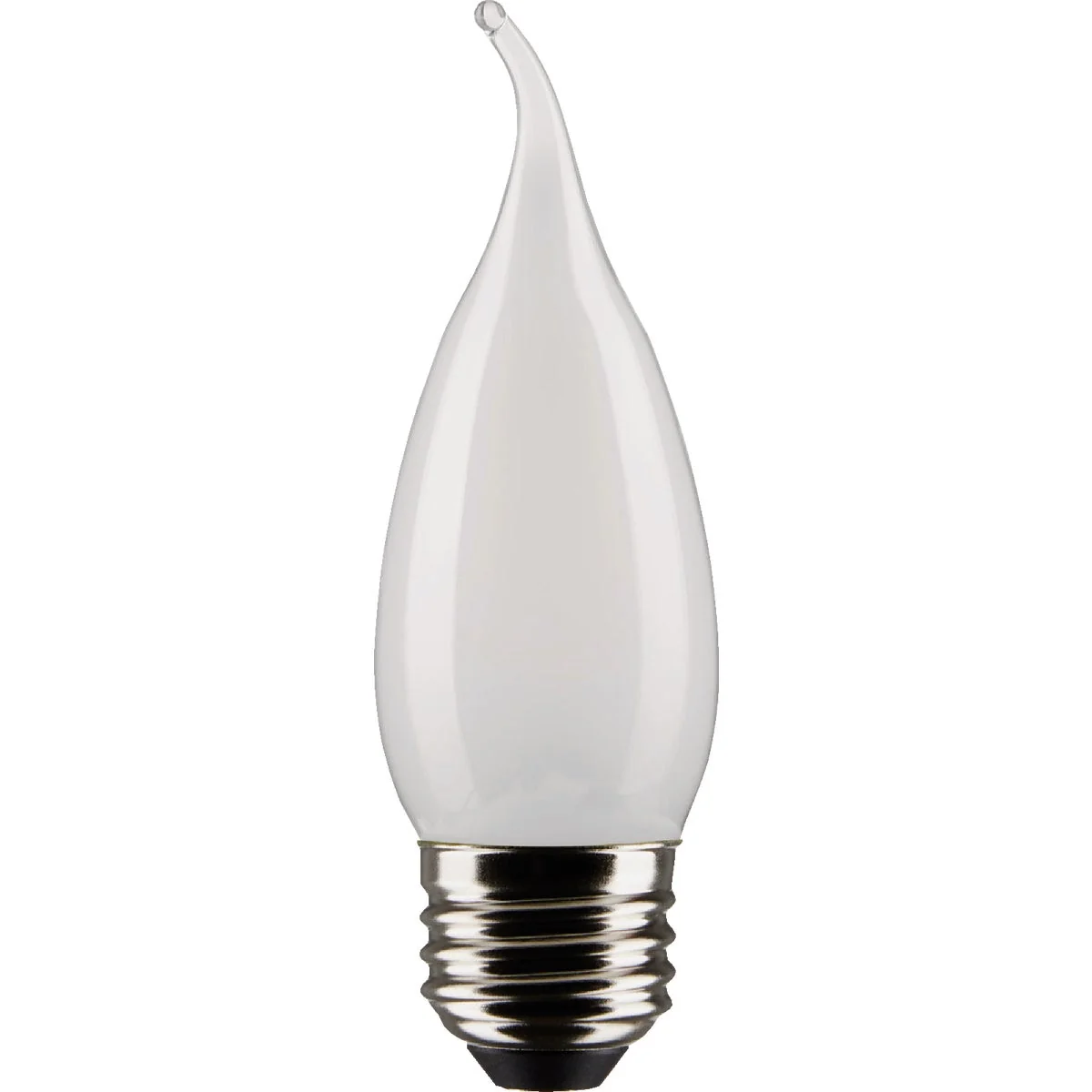 High-End Satco 40W Equivalent Warm White Frosted CA10 Medium LED Decorative Light Bulb 2-Pack Refined