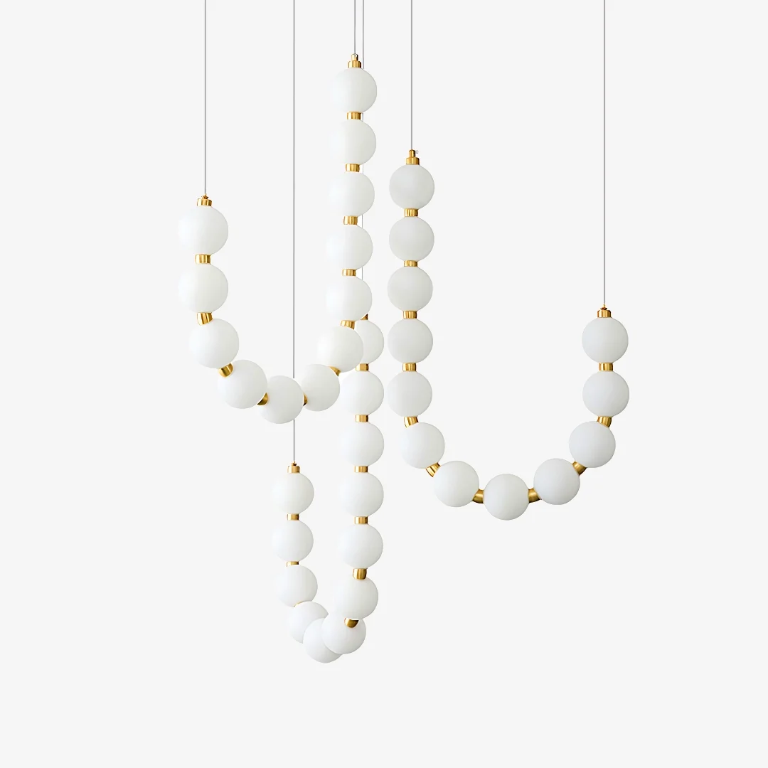 Premium Pearl Necklace Chandelier U Classic