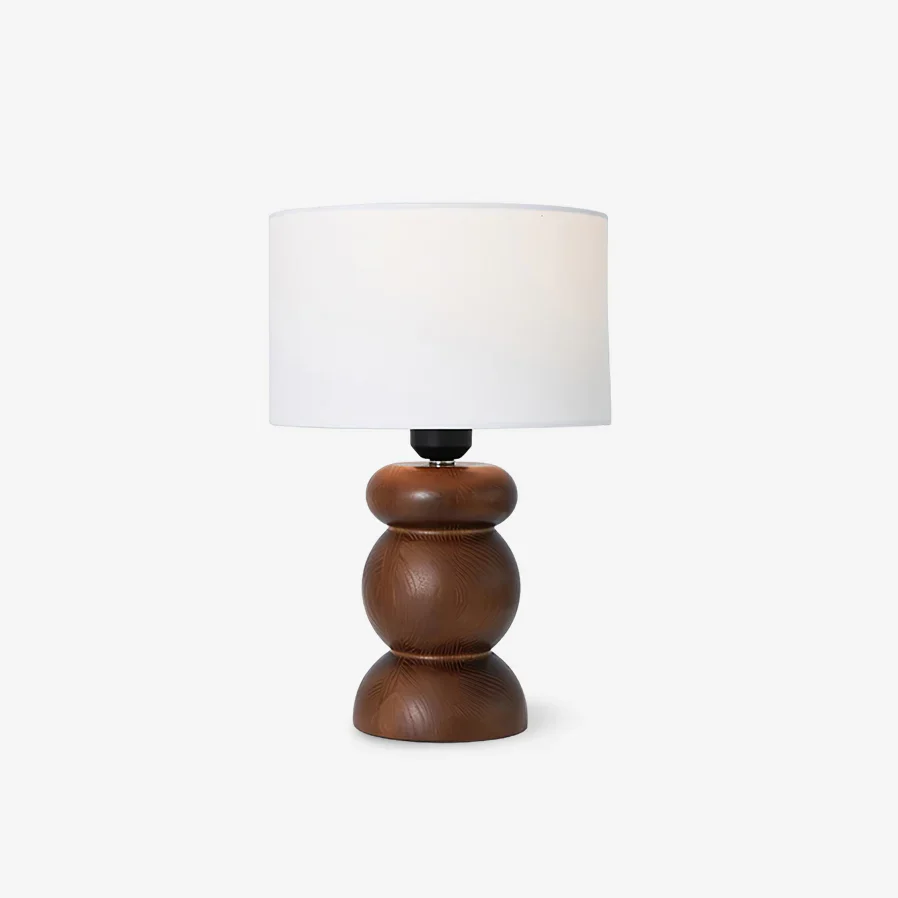 Solid Vintage Ash Table Lamp Selected