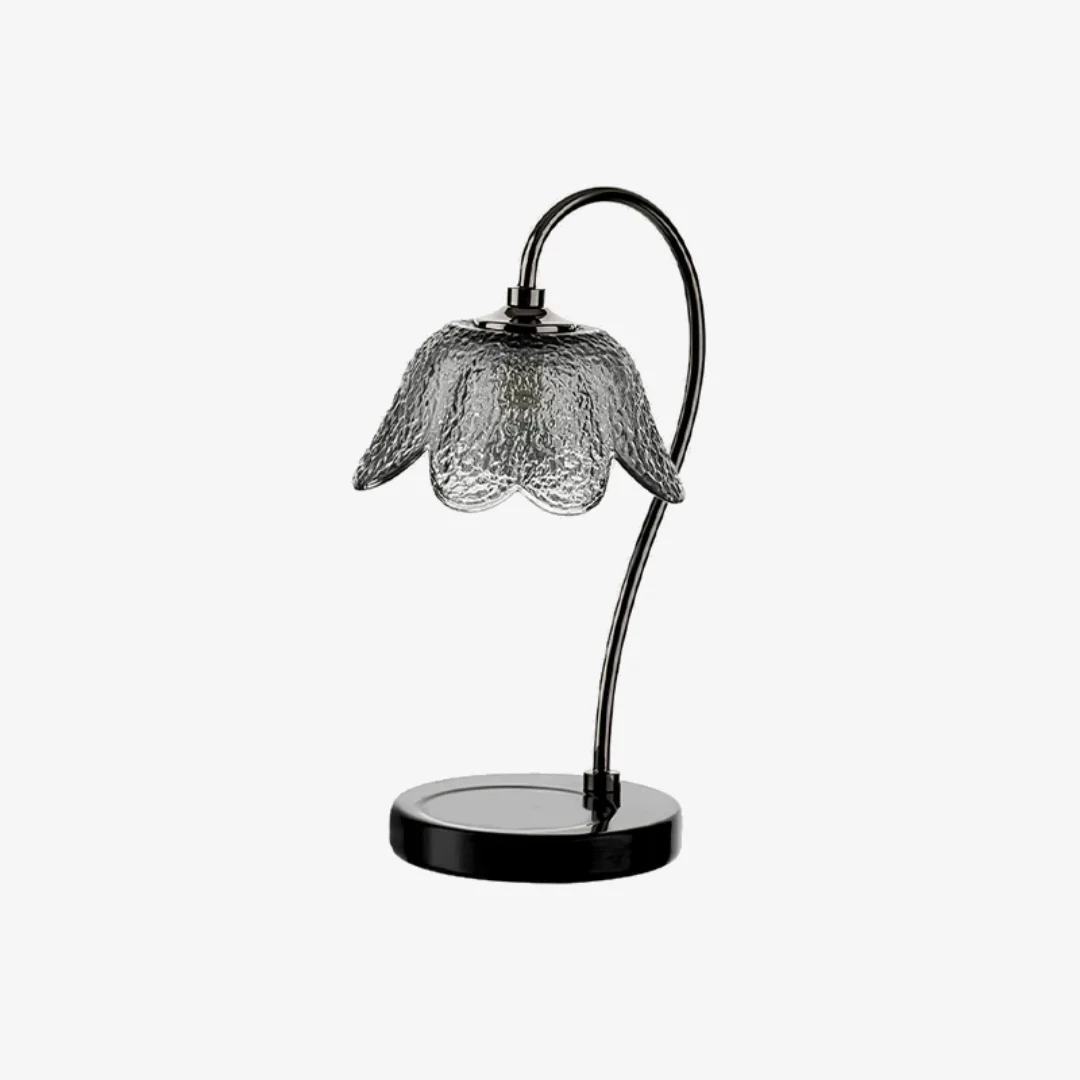World-Class Black Belle Candle Table Lamp Elite