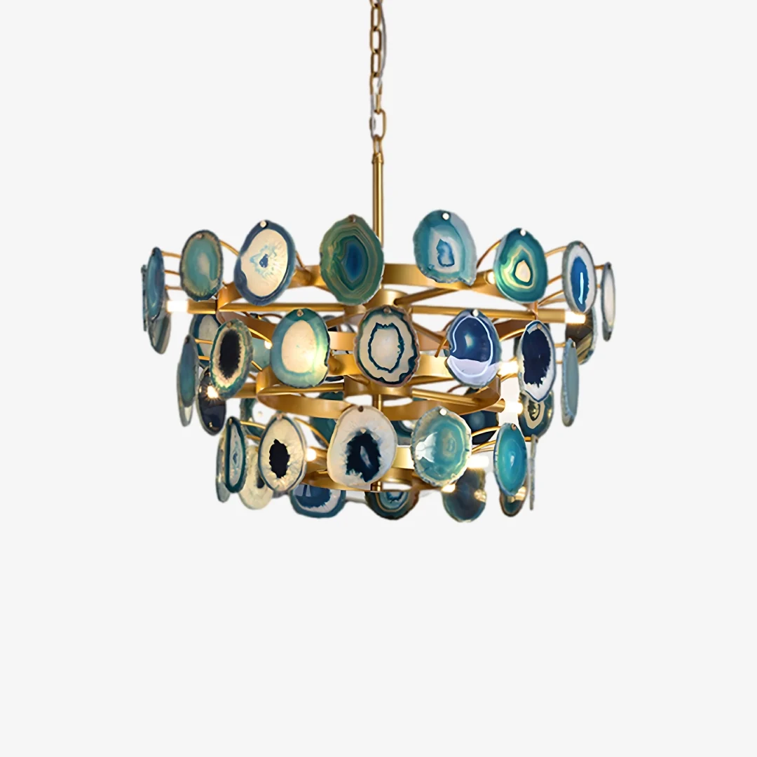 Practical Agate Chandelier 3F High-Performance