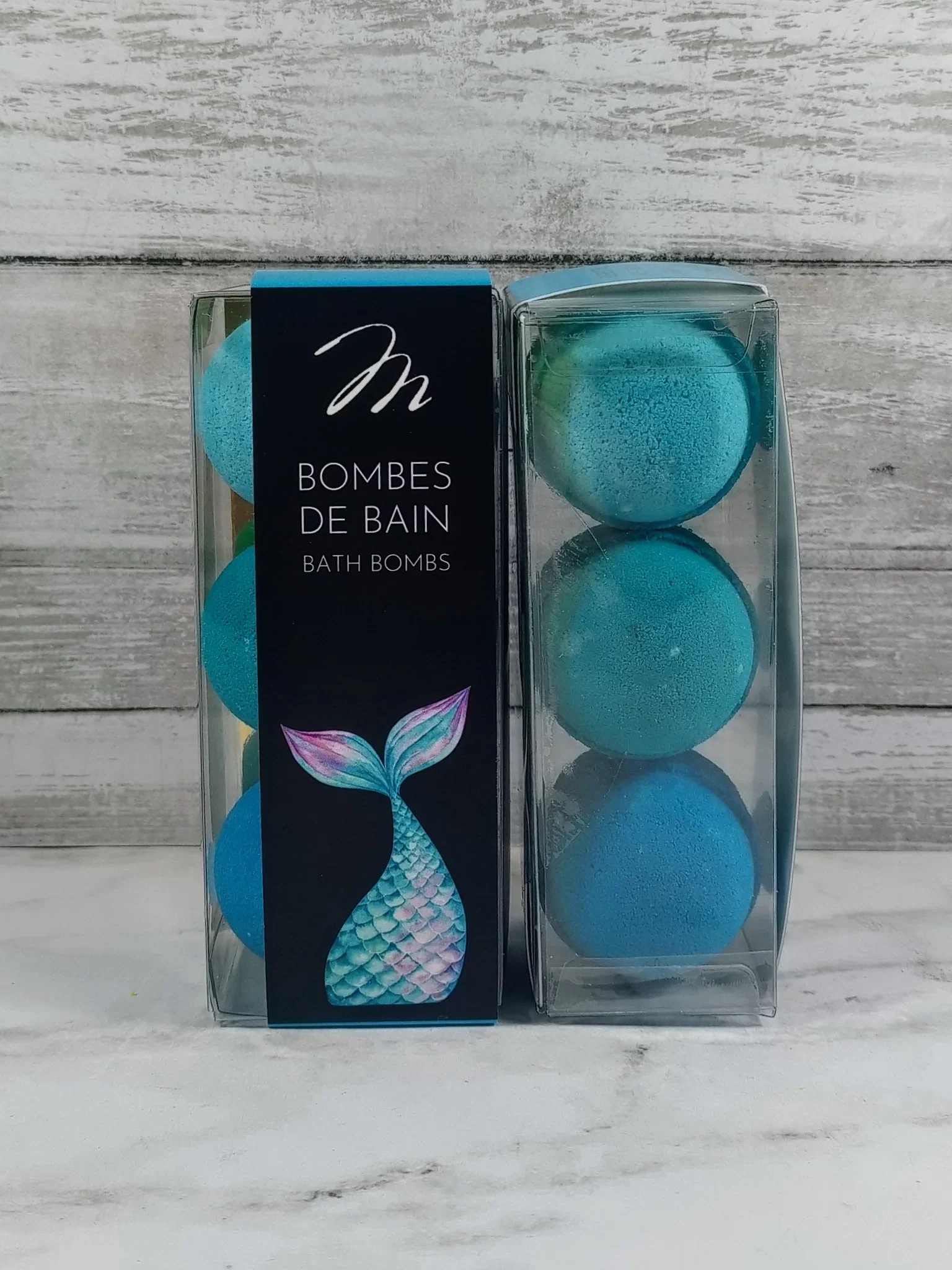 Fashionable Mermaid Bath Bombs - Set of 3 First-Class