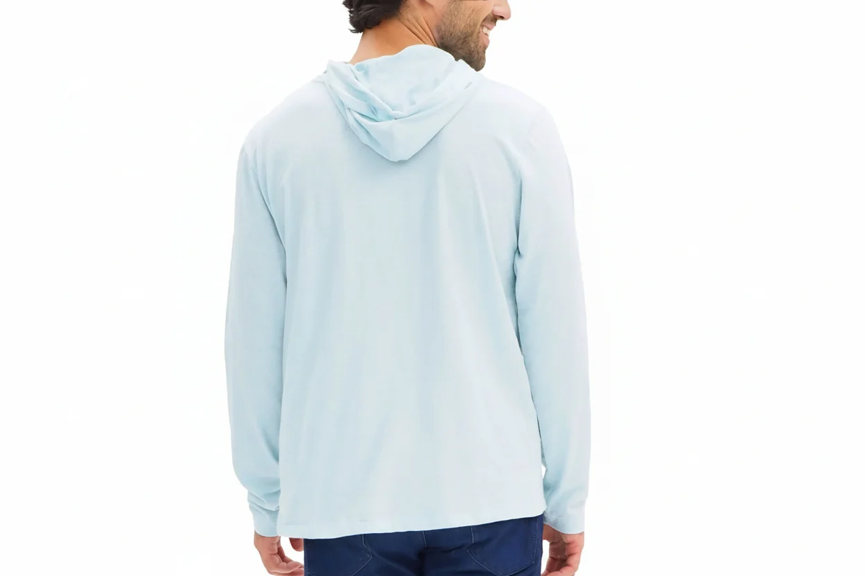 Fine Crafted United Long Sleeve Hooded Tee Refined