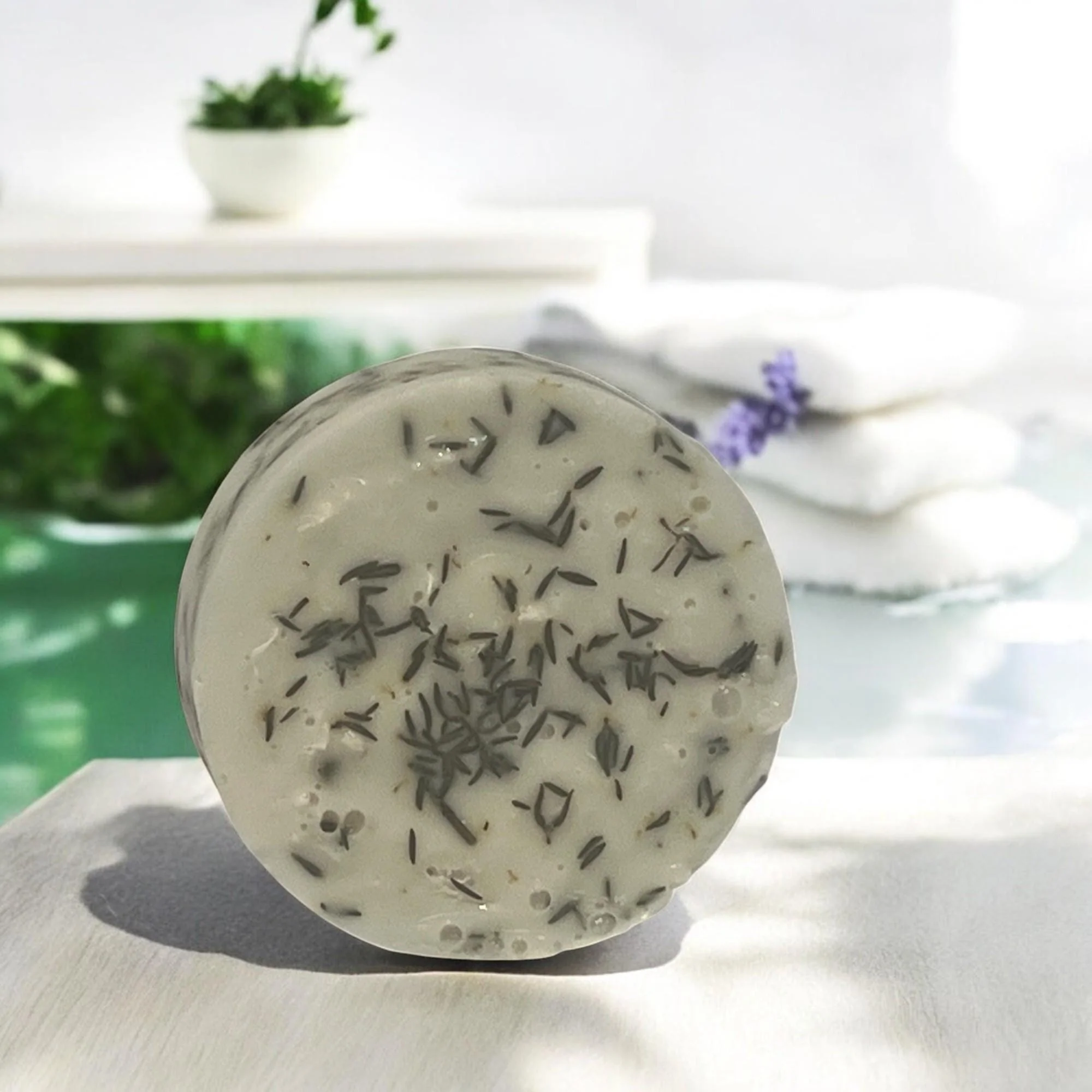 Selected Rosemary Goat's Milk Loofah Soap Exfoliating Herbal Spa Bar Exclusive