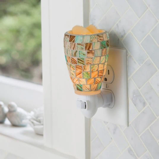 Trendy Sea Glass Pluggable Fragrance Warmer Powerful