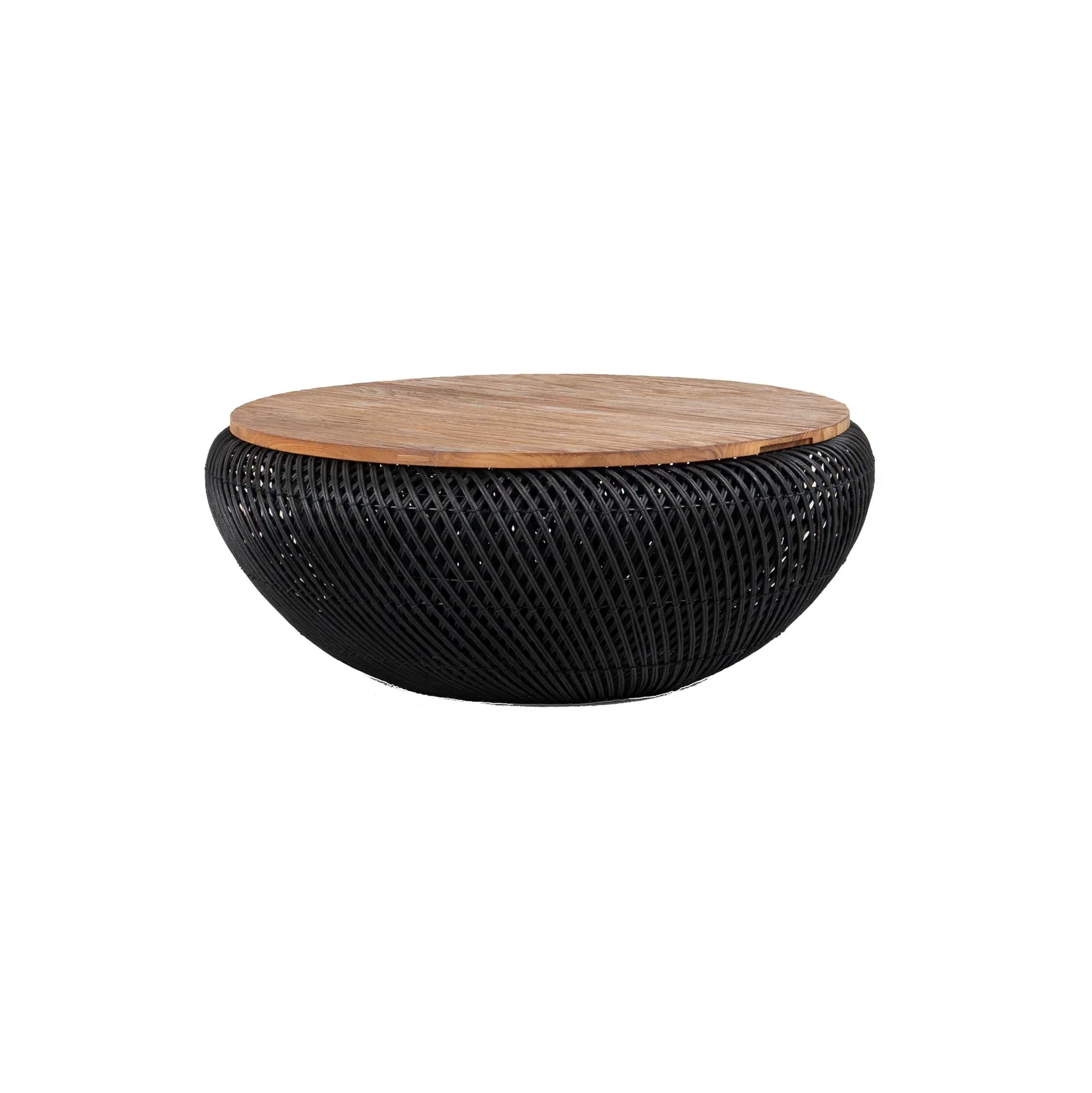 Recyclable D-Bodhi Wave Coffee Table - Black Environmentally Friendly