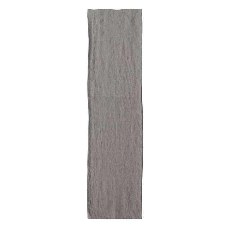 Prestigious Stonewashed Linen Table Runner - Natural Traditional