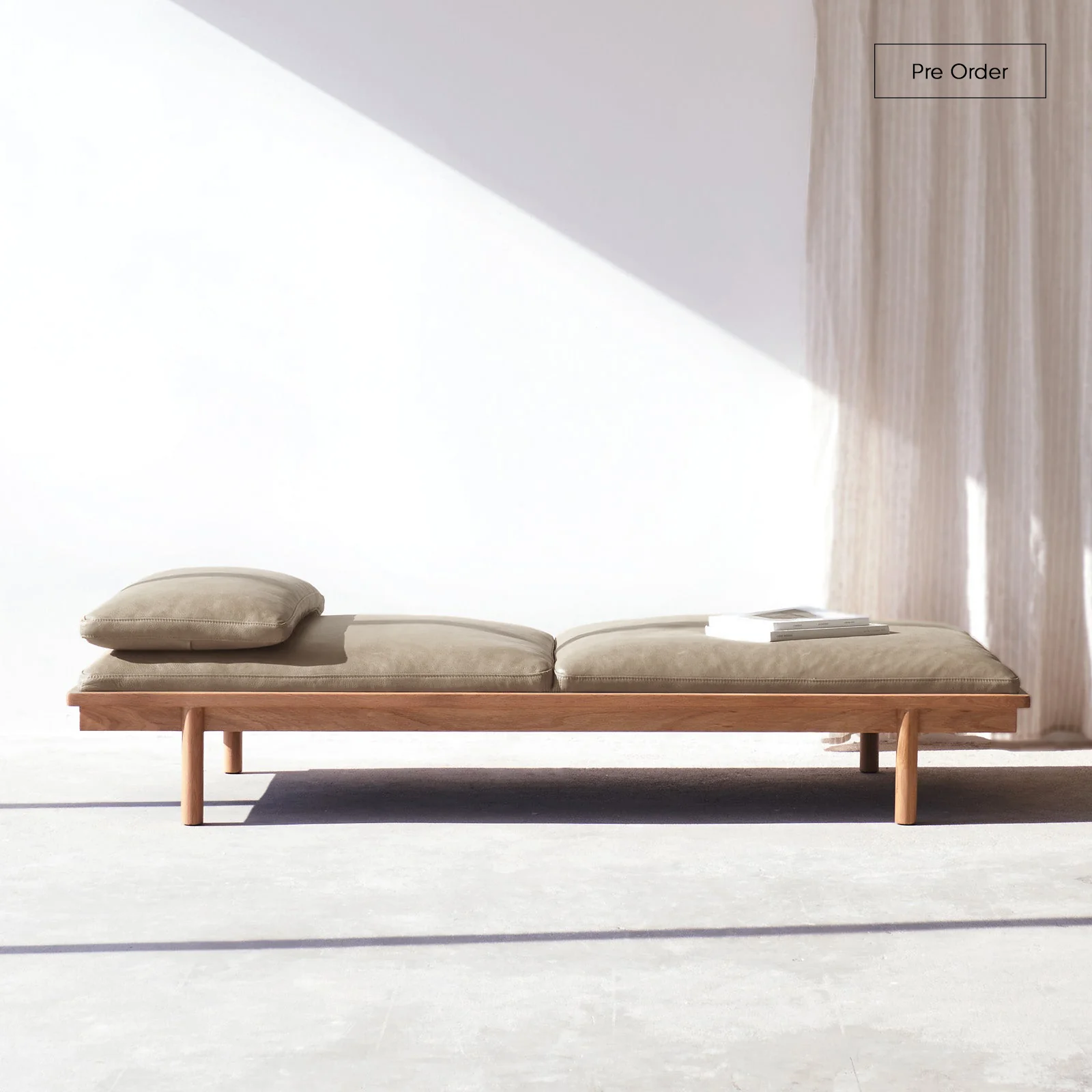 Secure Pensive Daybed Bespoke Leather 180cm Soft