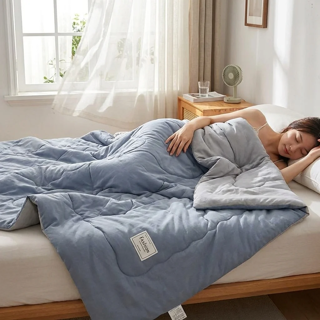 Prestigious Cooling Summer Quilt Soft Breathable Lightweight High-End
