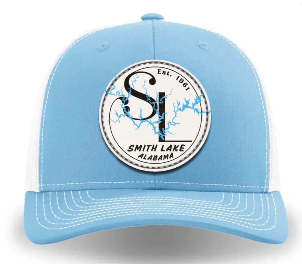 Proven Smith Lake SL Logo Dyed Leather Patch Trucker Hat Sustainable