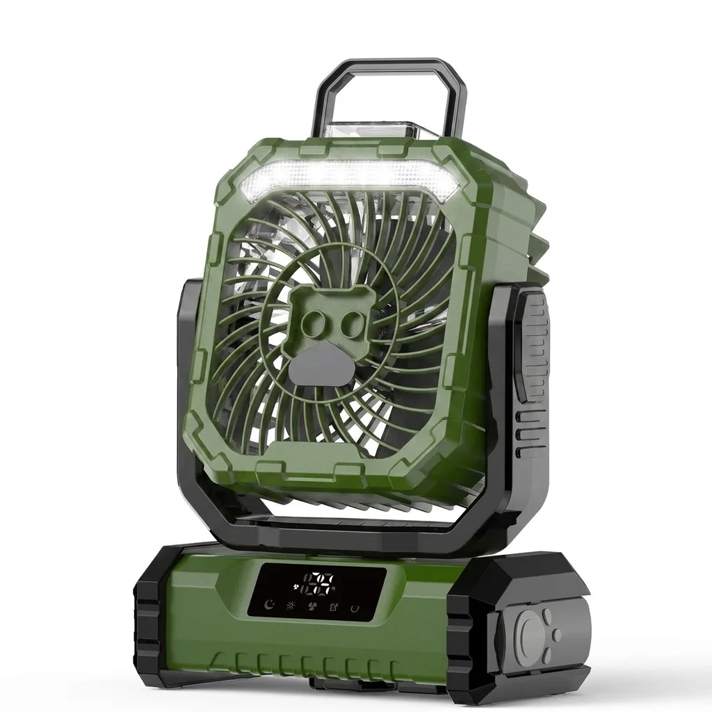 Stylish Portable Misting Camping Fan 20000mAh Power Bank LED Responsible