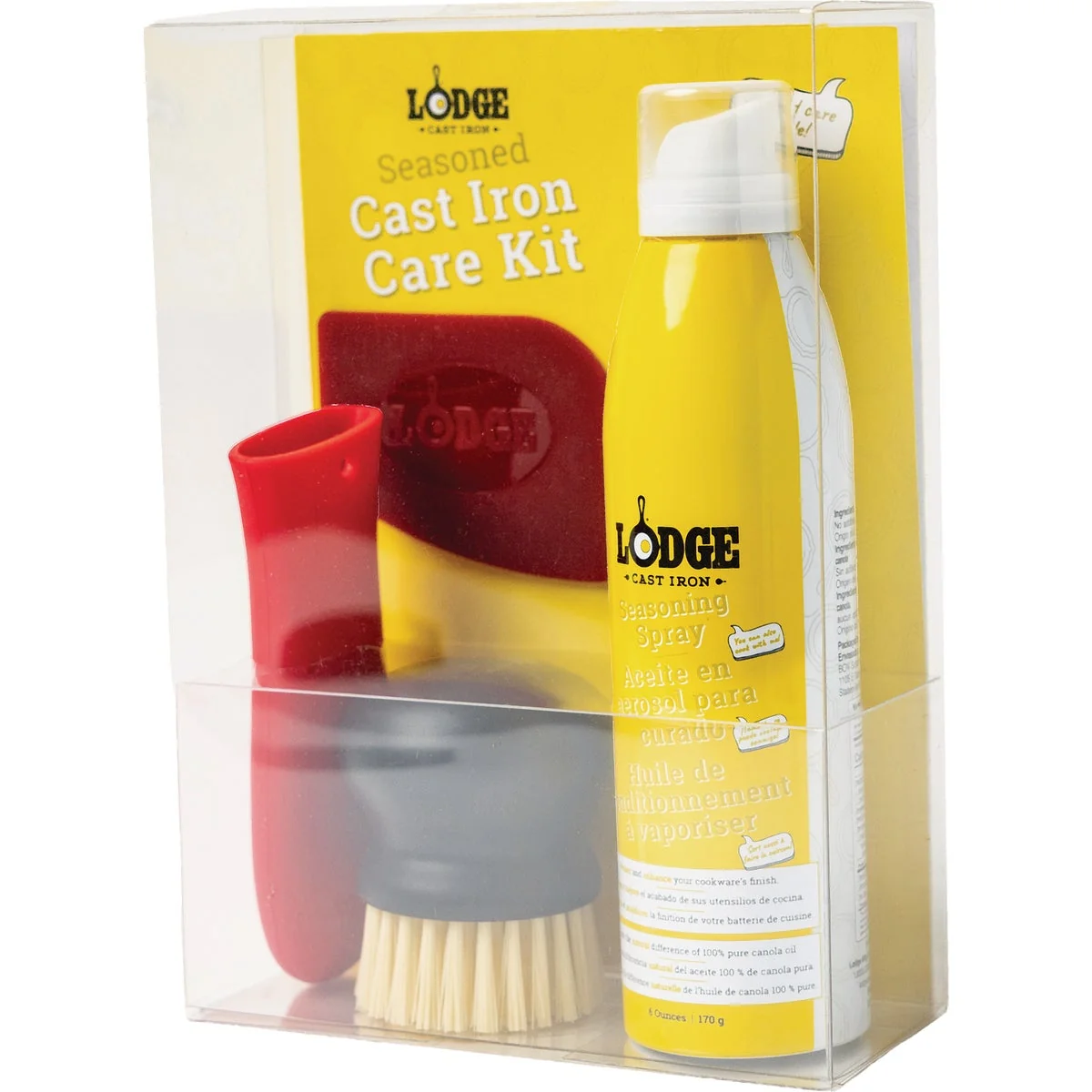 Soft Lodge Cast Iron Care Kit 4-Piece Long-Lasting