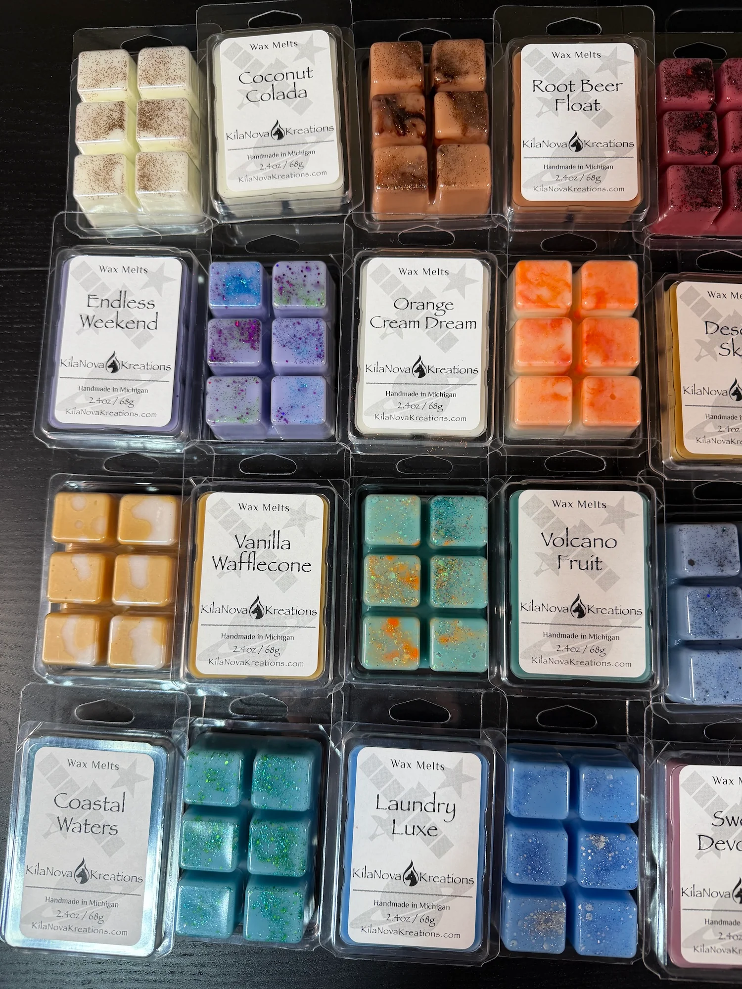 Optimized Summer Clamshell Wax Melts 2.4oz Natural