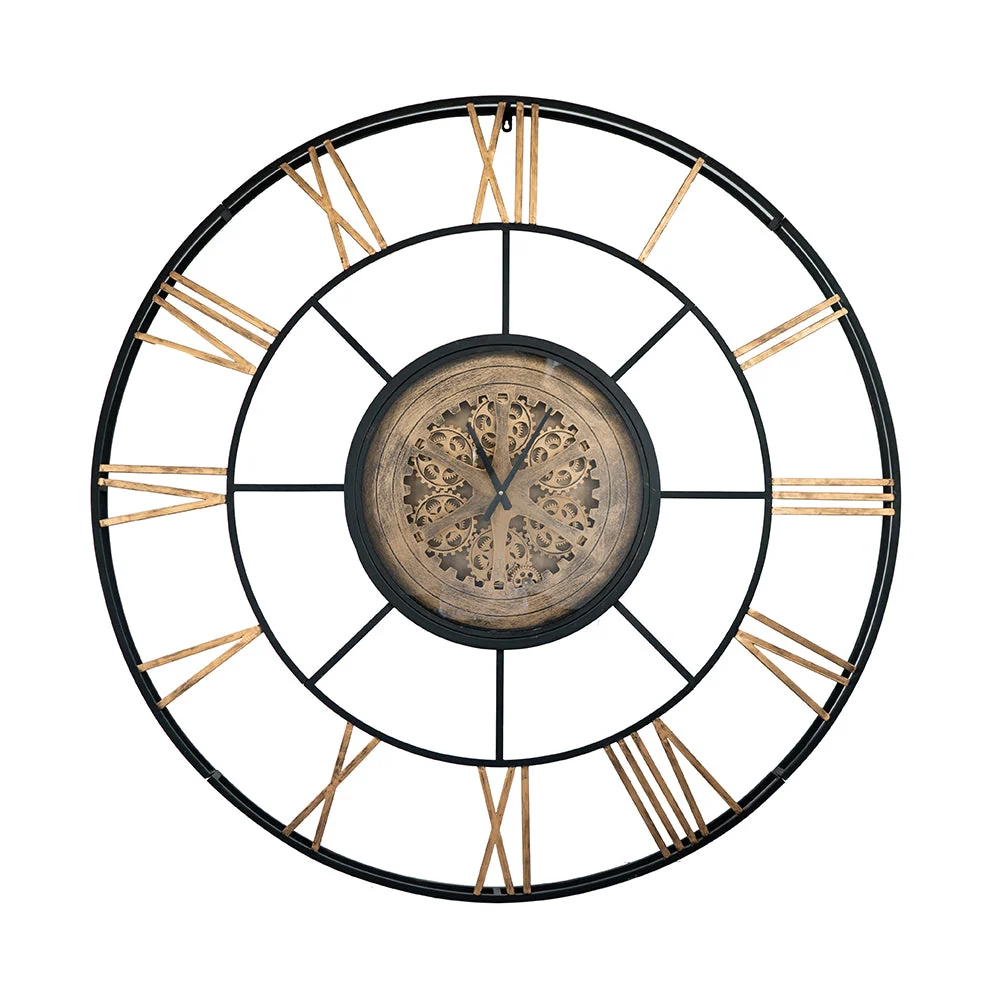 Smooth Foyar Roman Gear Clock Original