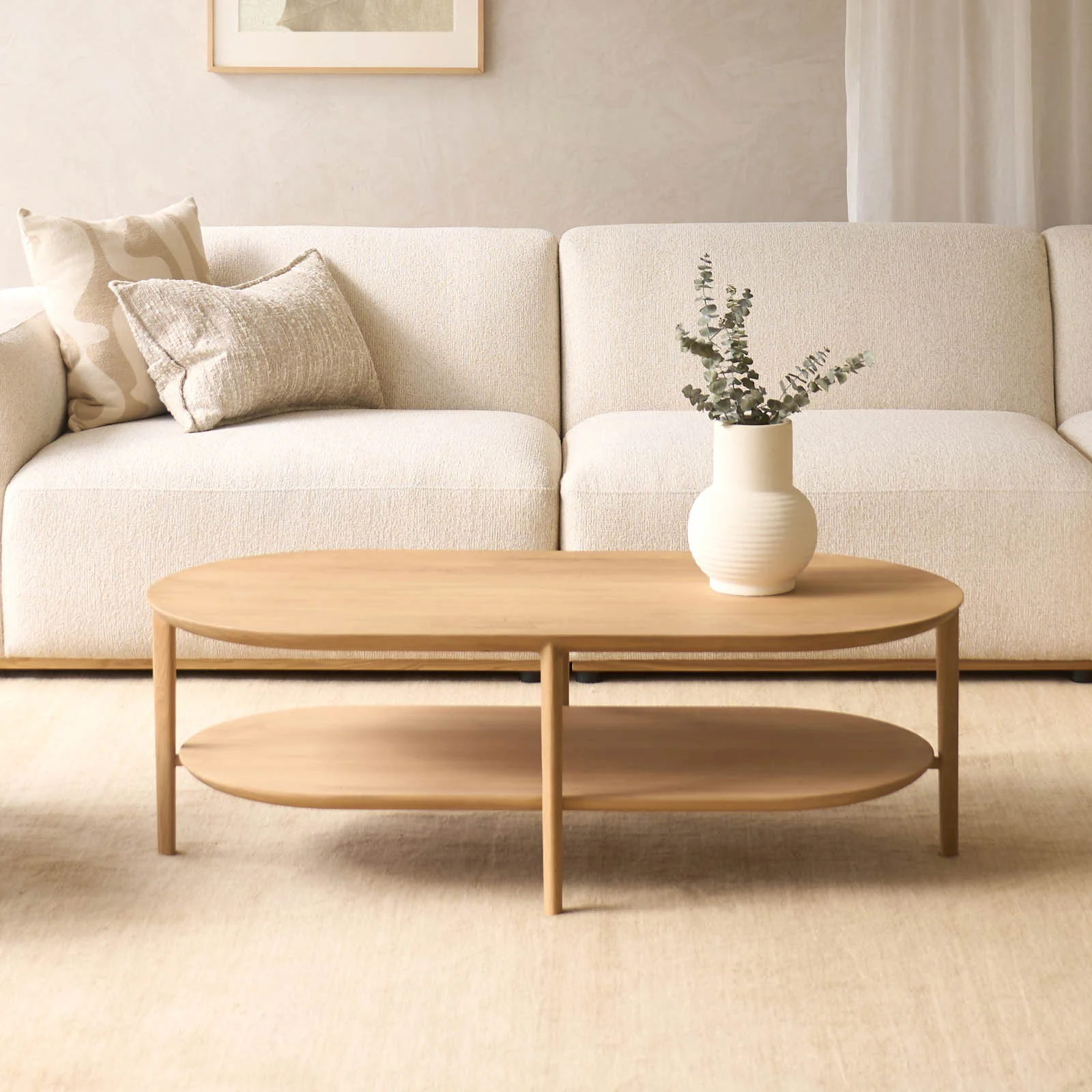 Superior Bok Coffee Table Oak 120cm Reusable
