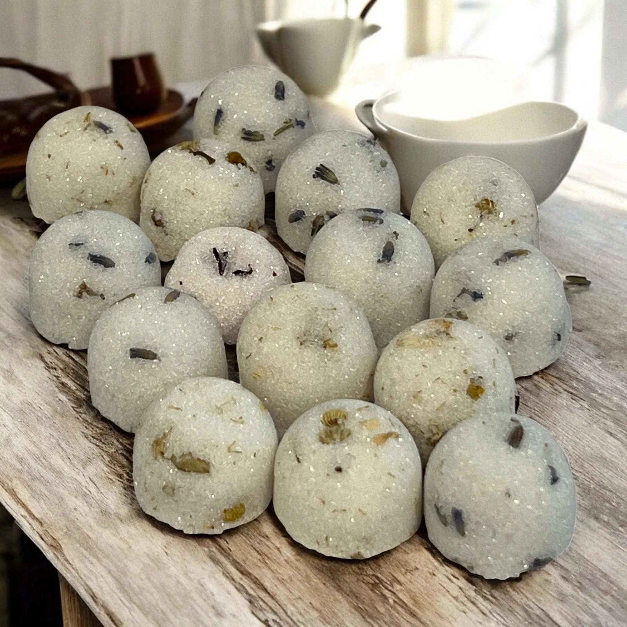 Genuine Herb Infused Sugar Cubes Gourmet Tea Coffee Flavoring Versatile