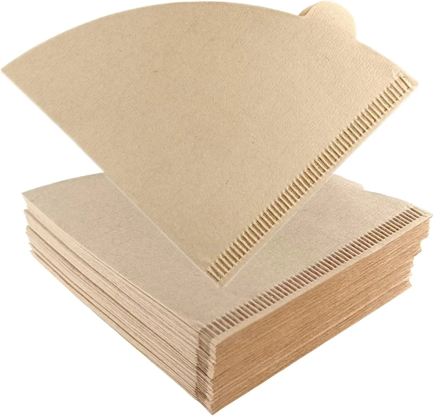 Elegant 100PCS Coffee Filter Disposable Unbleached Cone Filter Papers Size 01 for Coffee Dripper Pour Over Coffee Maker 1-2 Cups Next-Generation