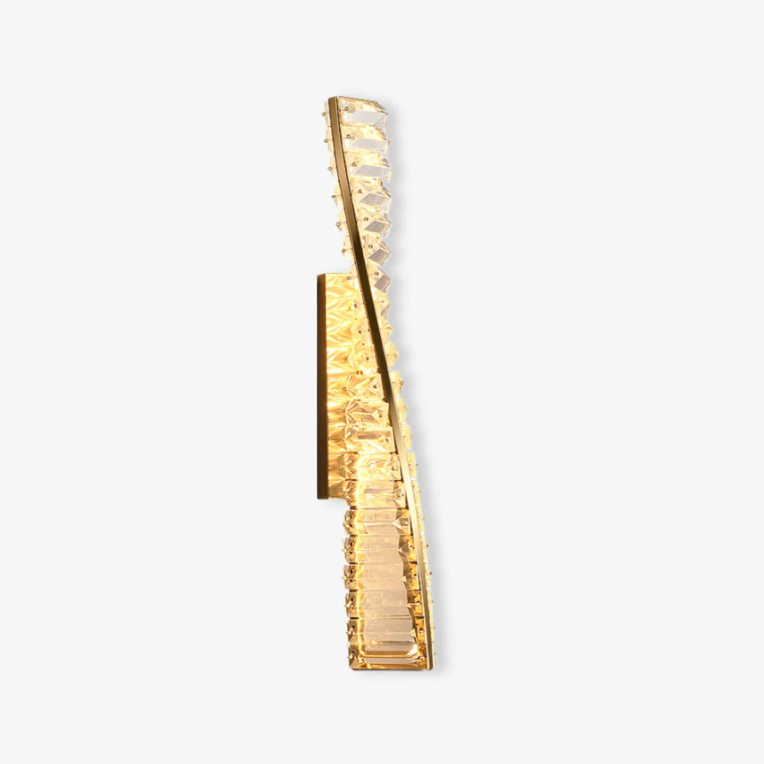 Trendy Long Strip Crystal Wall Lamp Smart