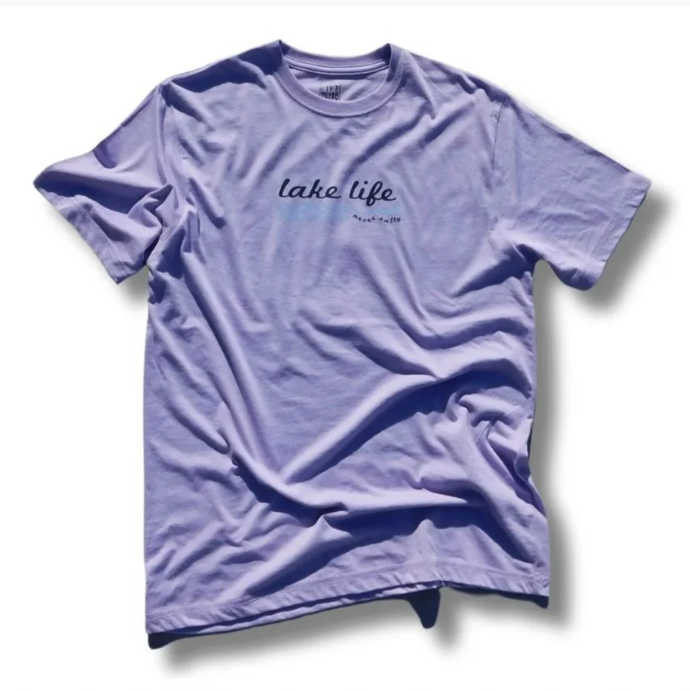 Fast Short Sleeve Tee - Lake Life Salty - Purple Effective