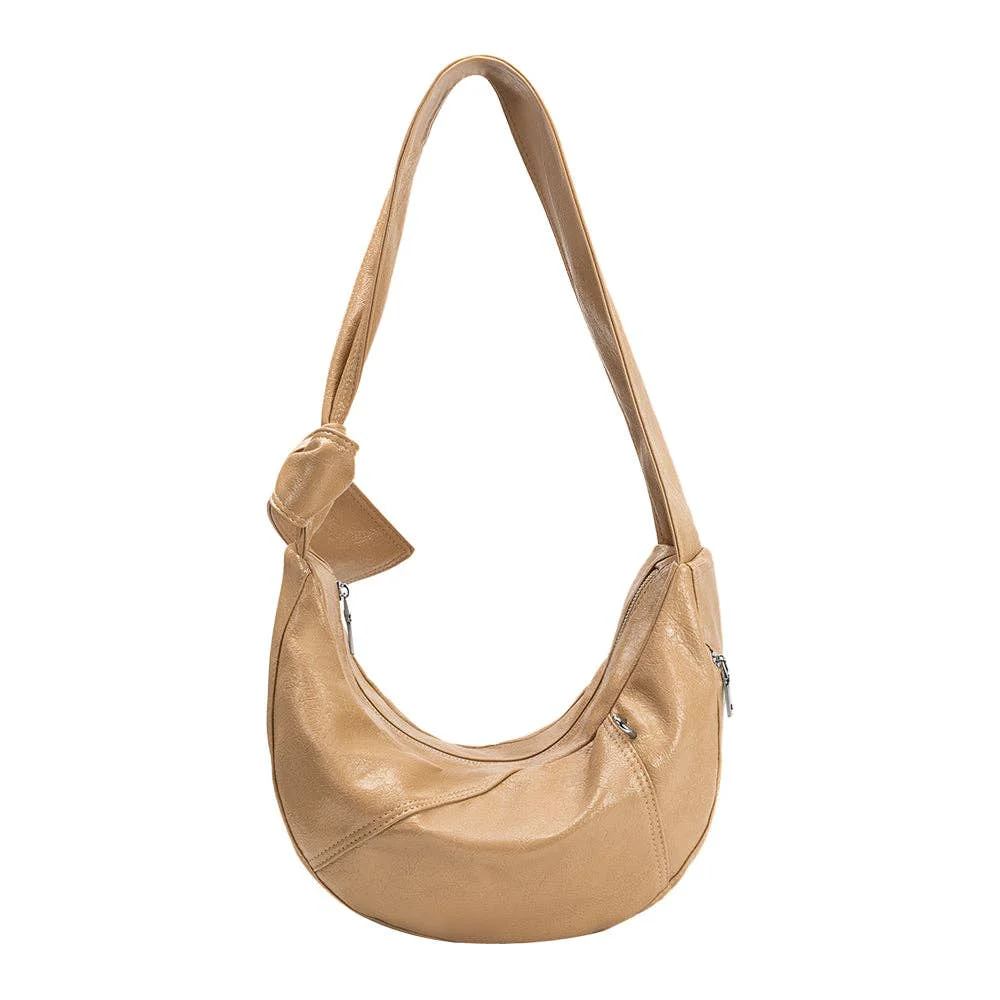 Environmentally Friendly Bambi Tan Vegan Leather Shoulder Bag Stylish