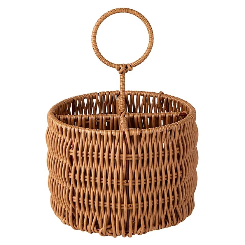 Pure Wicker Flatware or Napkin Caddy Outstanding