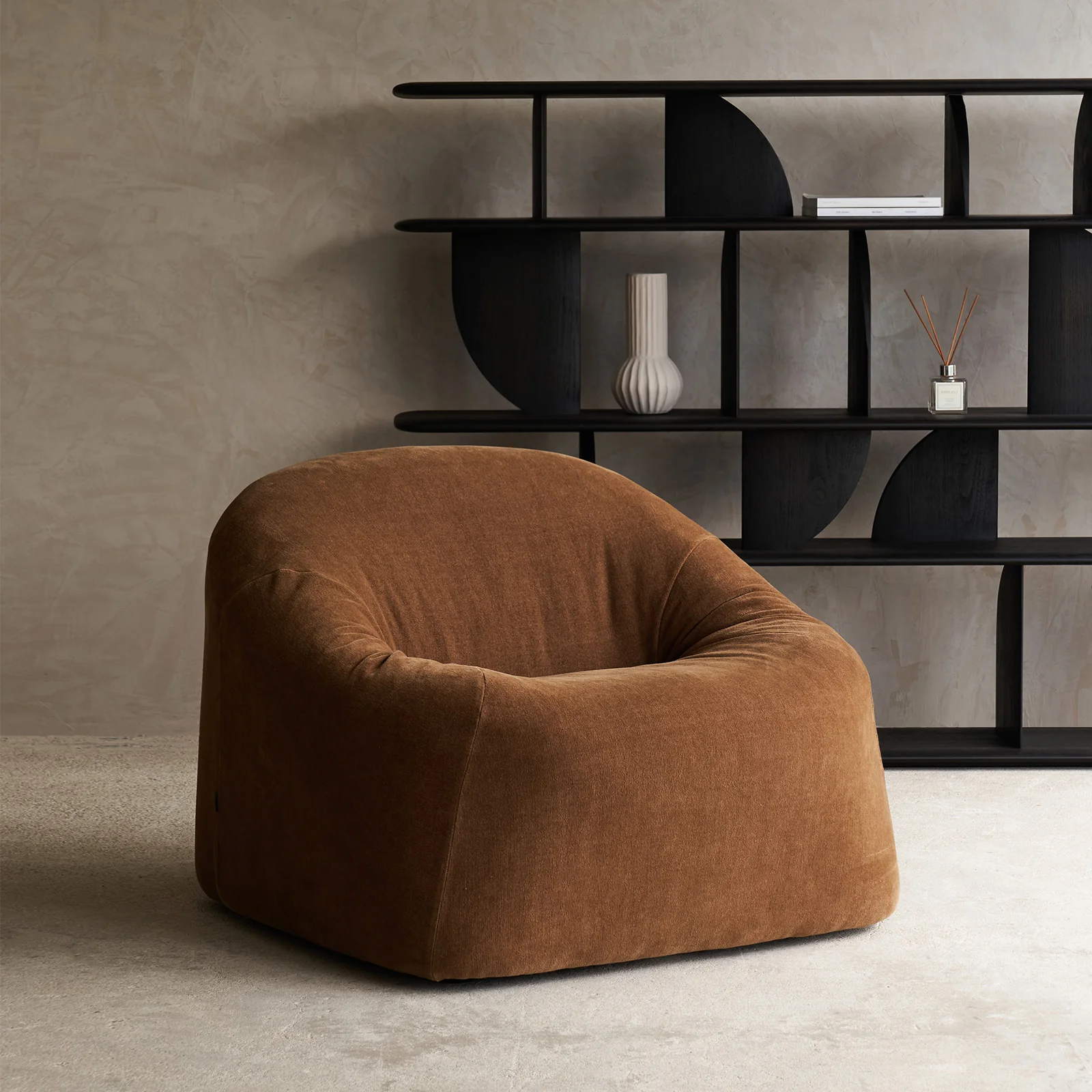 Original Arbor Fabric Armchair Auric 95cm Crafted