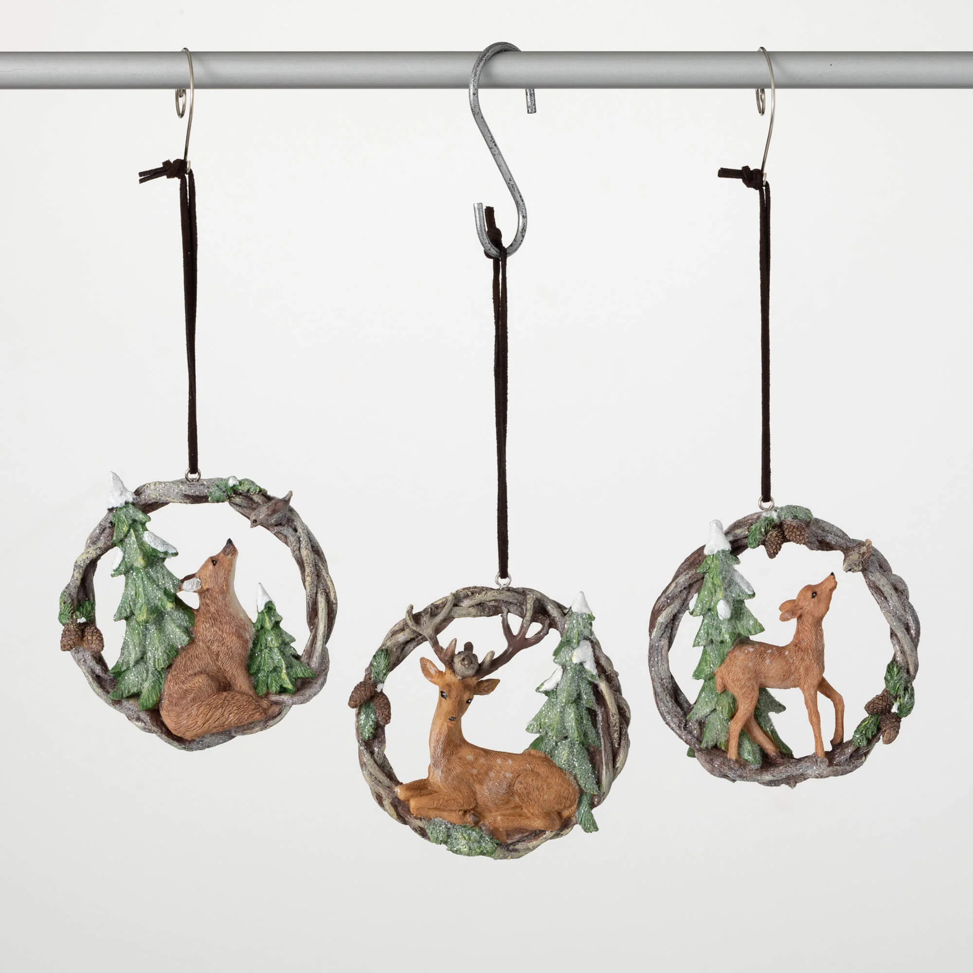 Premium Material Woodland Animal Ornaments Refined