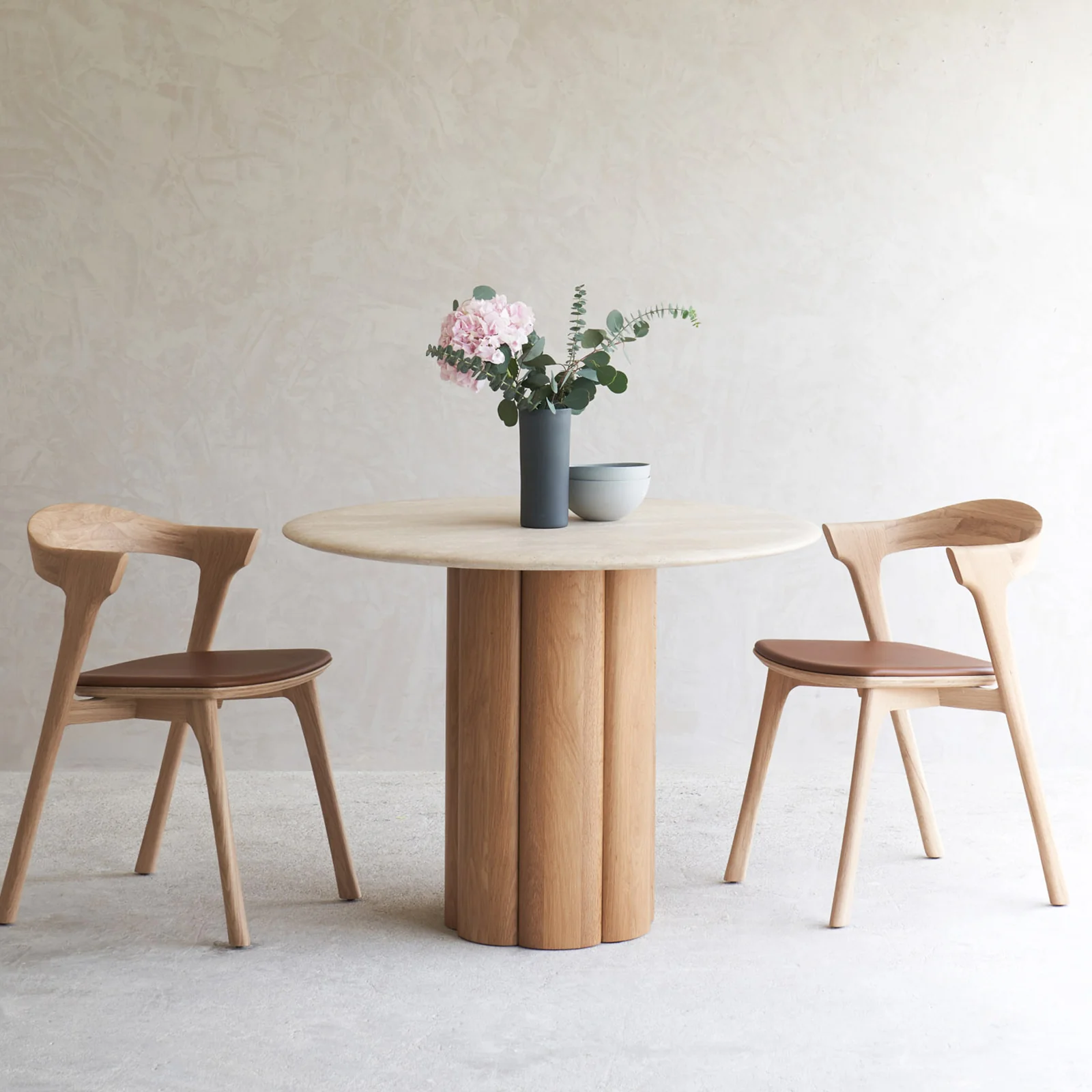 Fashionable Kora Round Dining Table Bespoke Organic