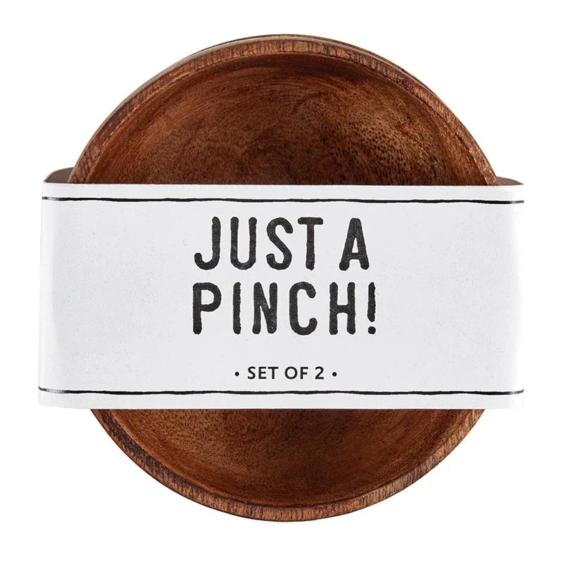 High-End Mini Acacia Pinch Pots Traditional