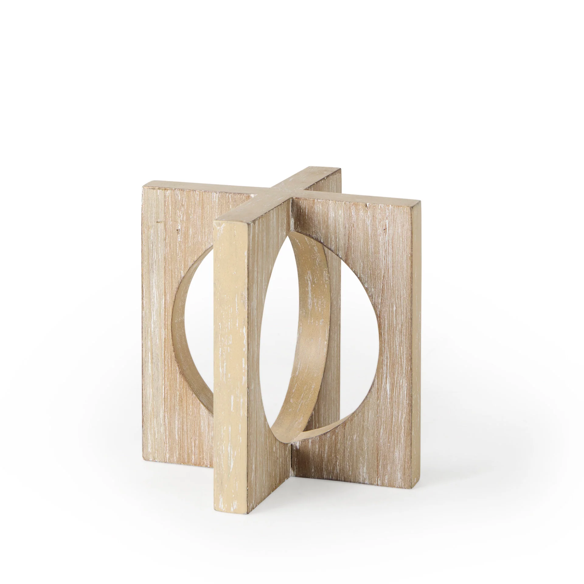 Expertly Made Cambie Light Brown Wood Small Decorative Object Enhanced