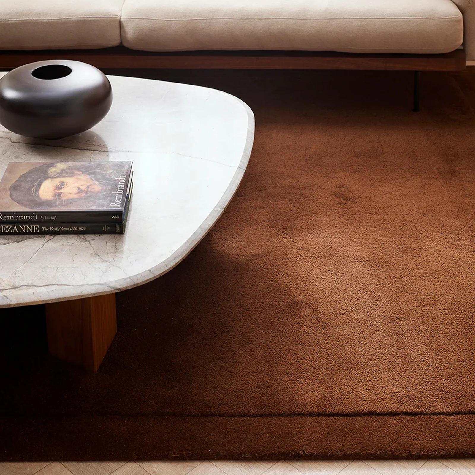 Original Norfolk Floor Rug Chocolate Professional