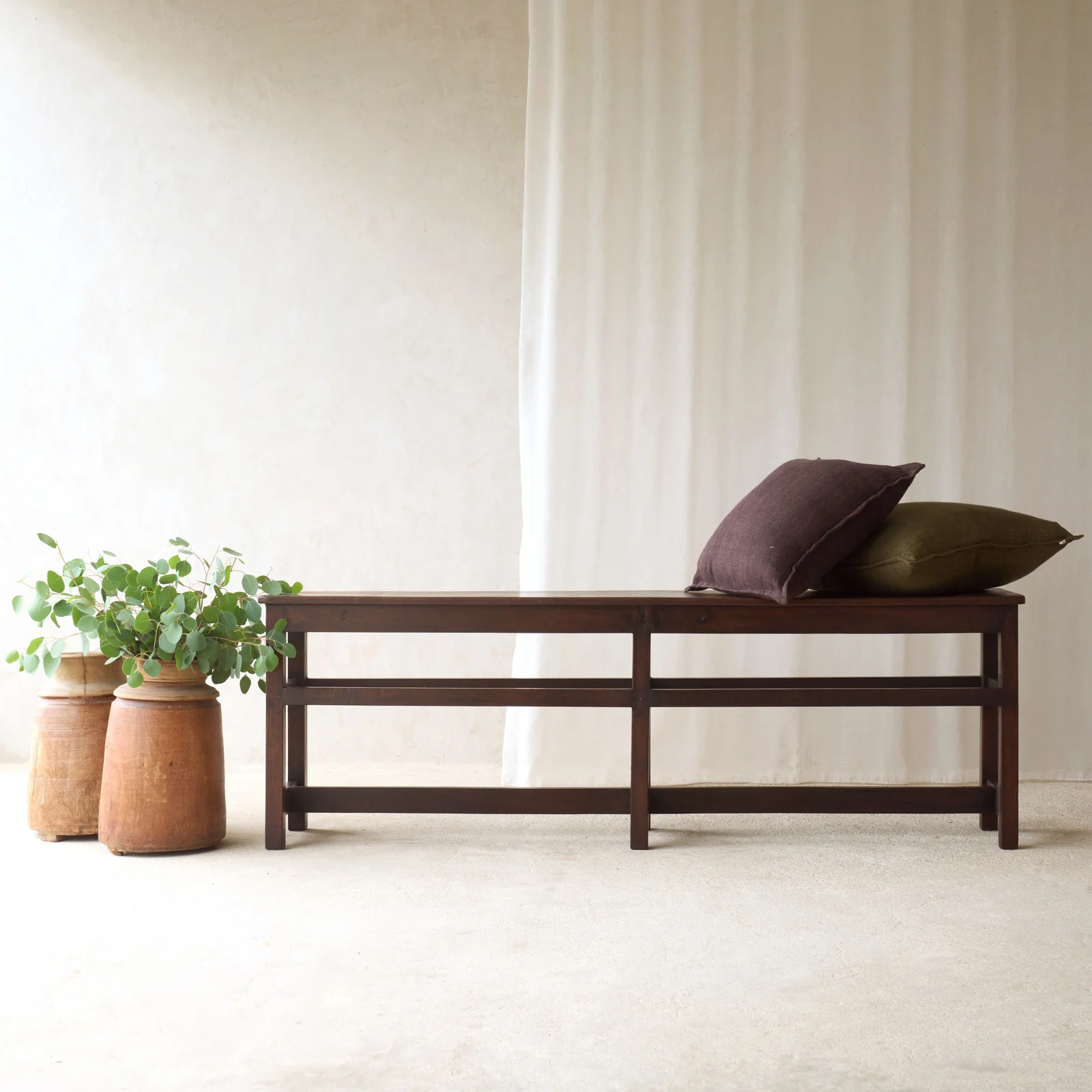 Prestigious Vintage Teak Console Chocolate No. 1 Innovative