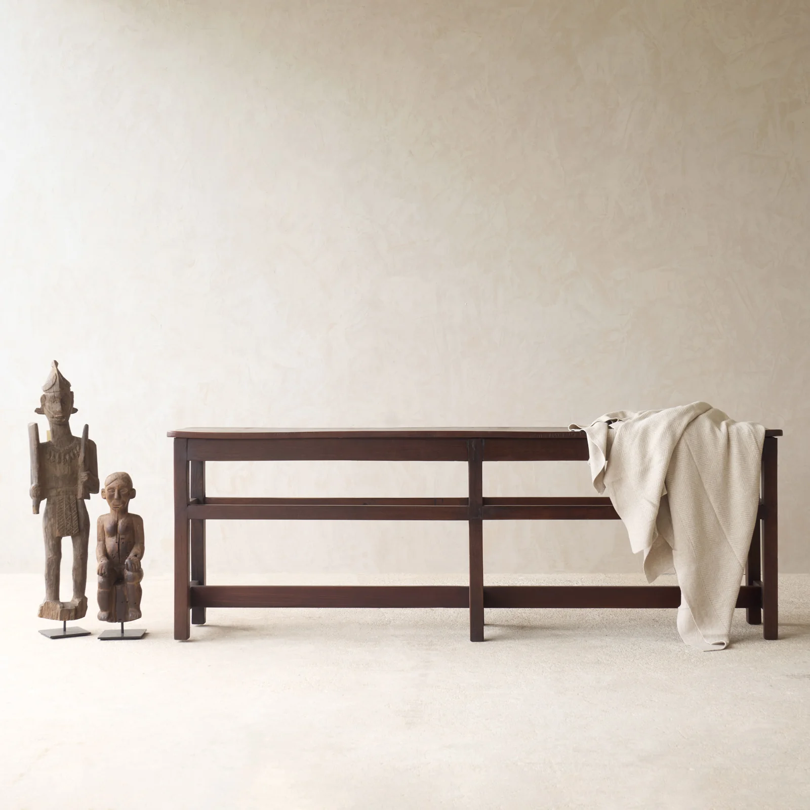Selected Vintage Teak Console Chocolate No. 2 Soft
