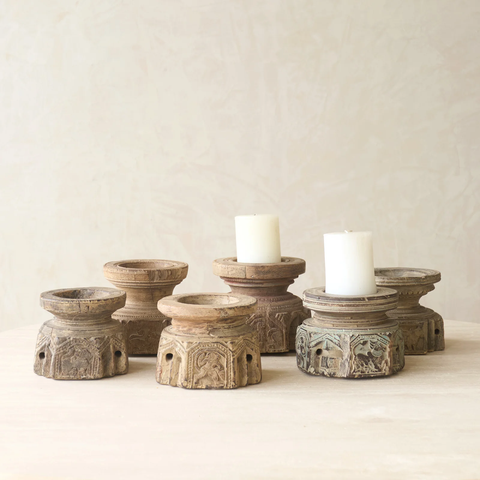 Luxury Vintage Carved Candle Holder Efficient