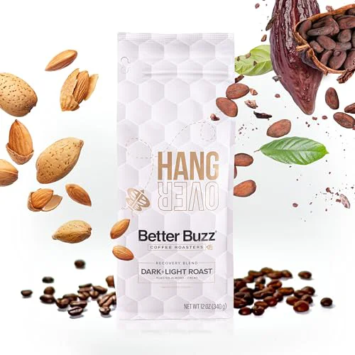 Original Hangover Blend Dark Roast Light Roast Whole Bean Coffee 12oz. 12 Ounce Sustainable