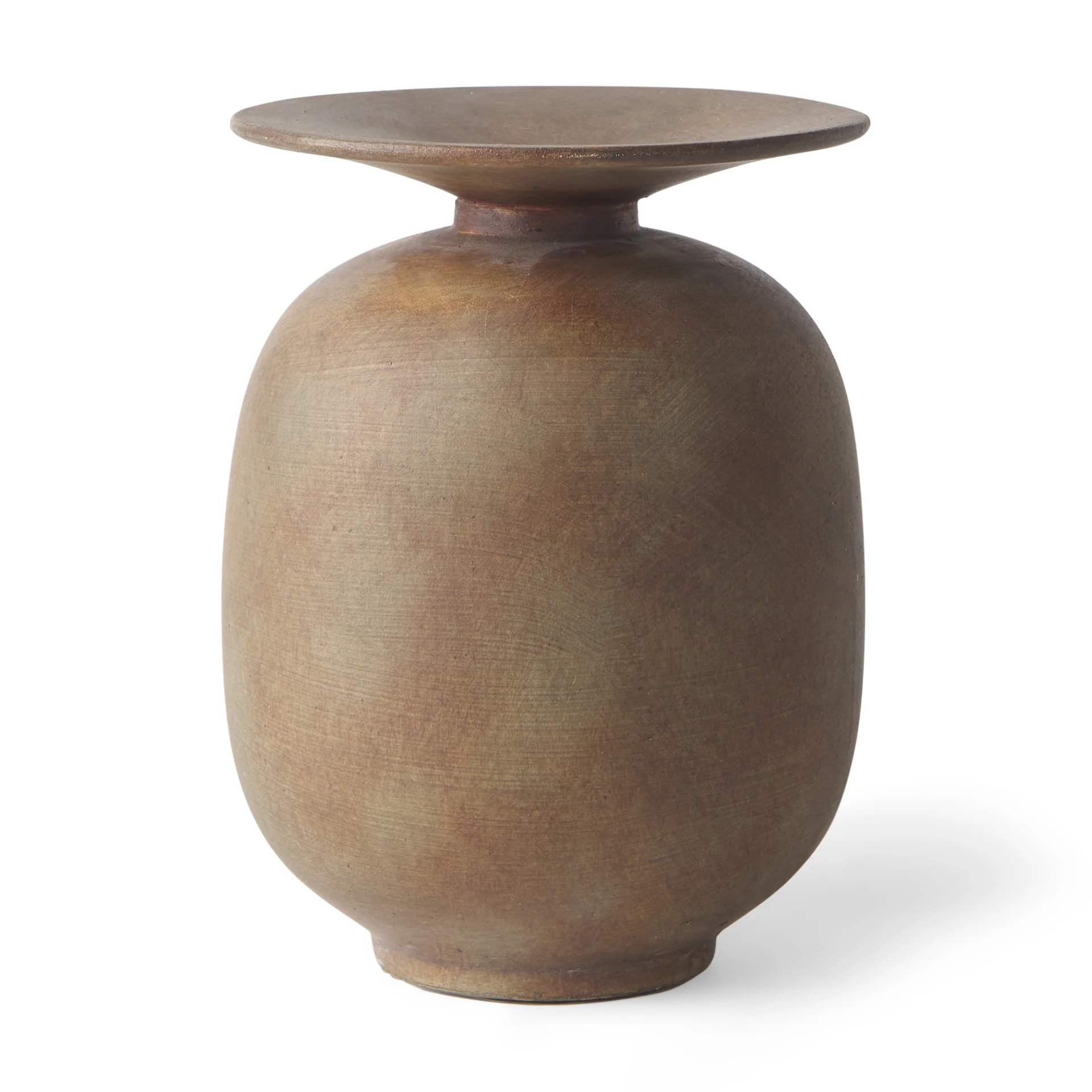 Functional Rylee Medium Brown Ceramic Vase Prestigious
